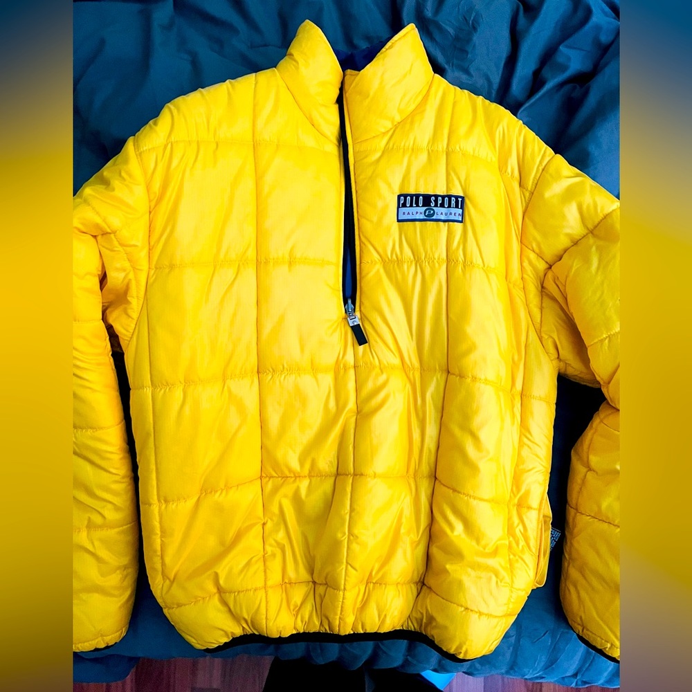 Ralph Lauren POLO SPORT Reversible Unisex Puffer Zip Pullover